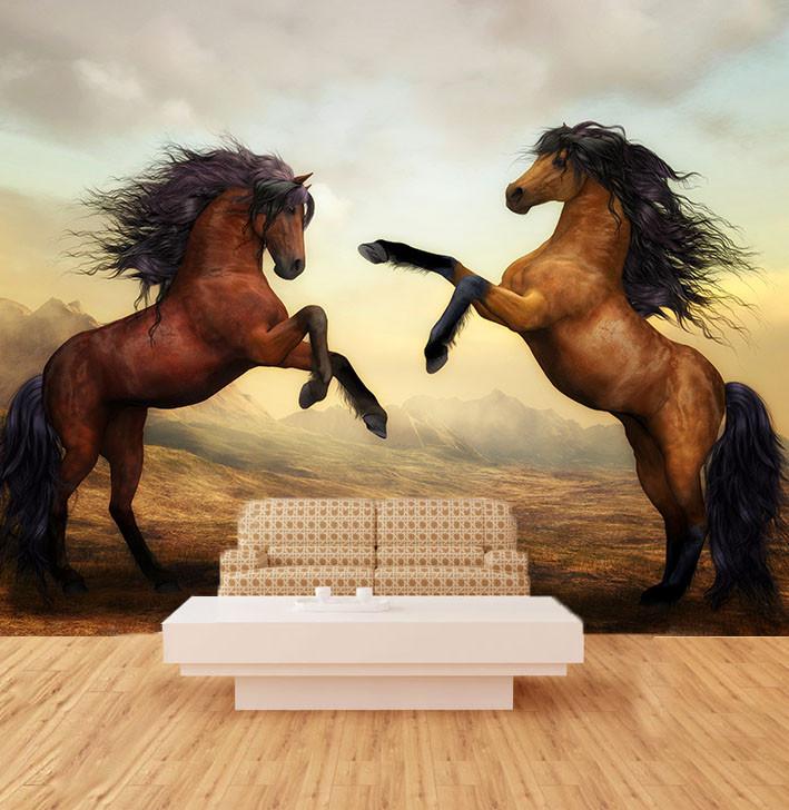Standing Up Horses Wallpaper AJ Wallpaper