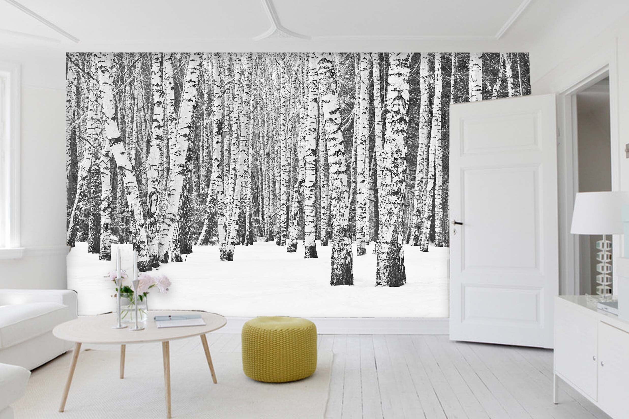 3D Snow Forest 11 Wall Murals Wallpaper AJ Wallpaper 2