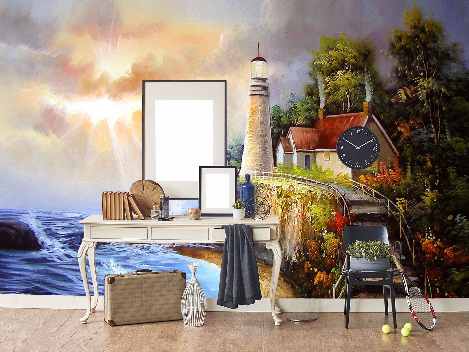 Sea Coast Cottage Wallpaper AJ Wallpaper