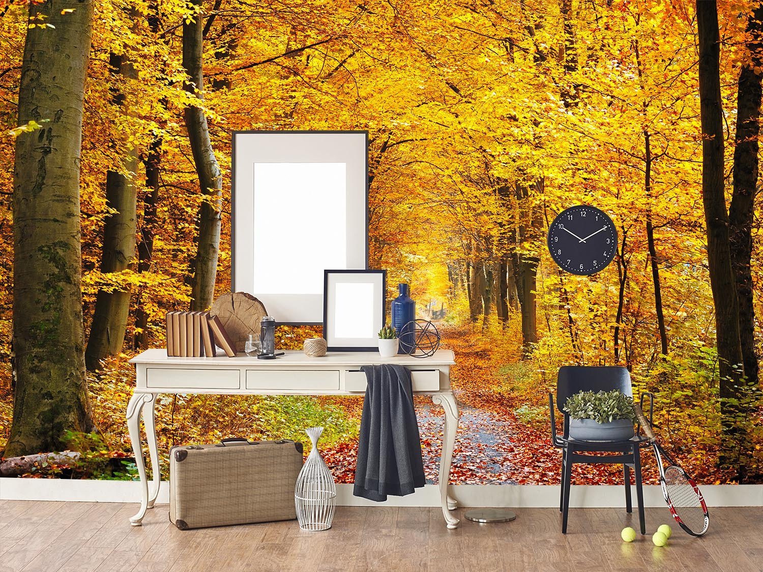 Beautiful Autumn Forest Wallpaper AJ Wallpaper