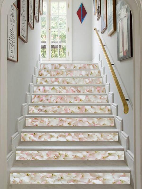 3D Fresh Dense Flowers 688 Stair Risers Wallpaper AJ Wallpaper