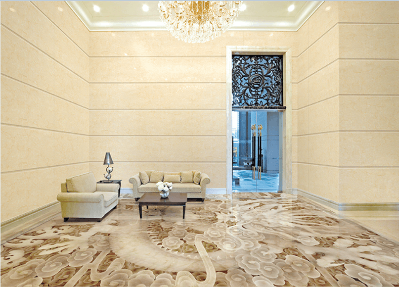 3D Dragon Floor Mural Wallpaper AJ Wallpaper 2