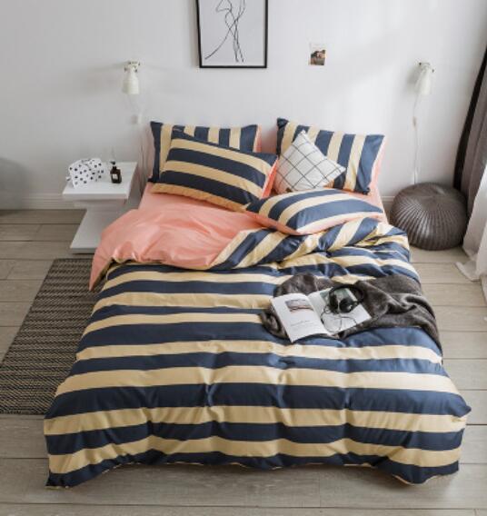 3D Black And Yellow Stripes 15130 Bed Pillowcases Quilt