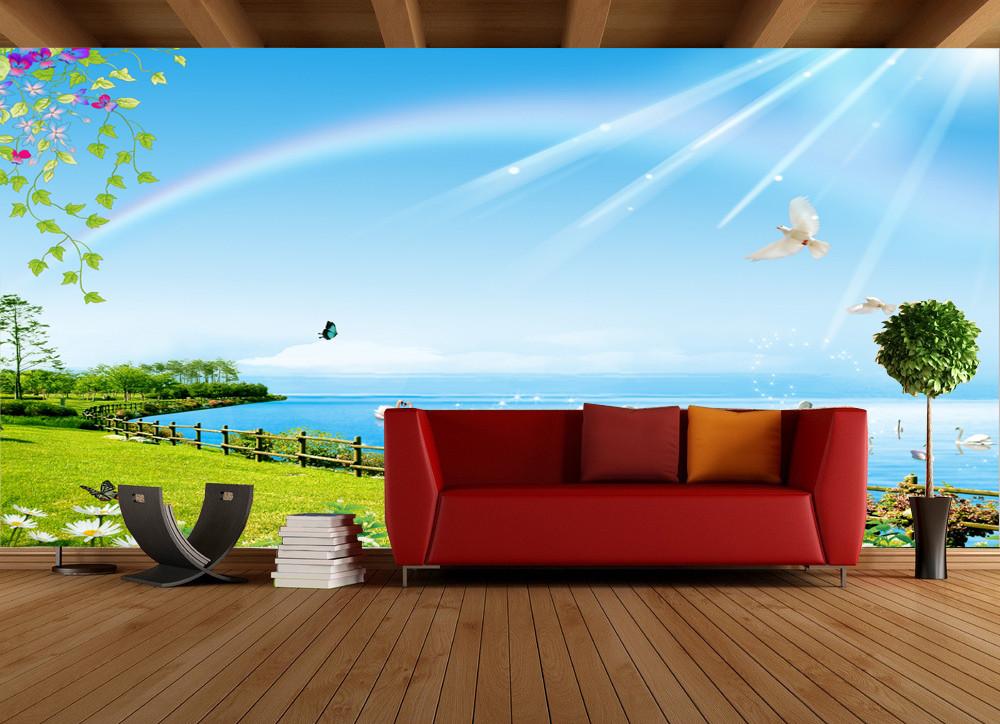 White Swans Wallpaper AJ Wallpaper