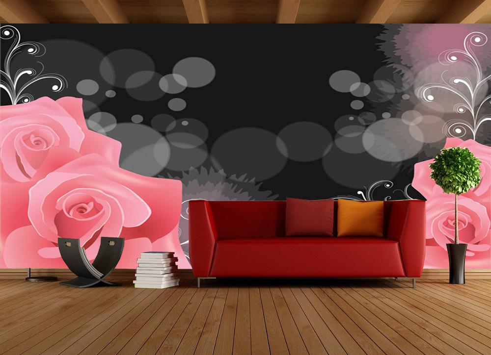 Pink Flowers 3 Wallpaper AJ Wallpaper