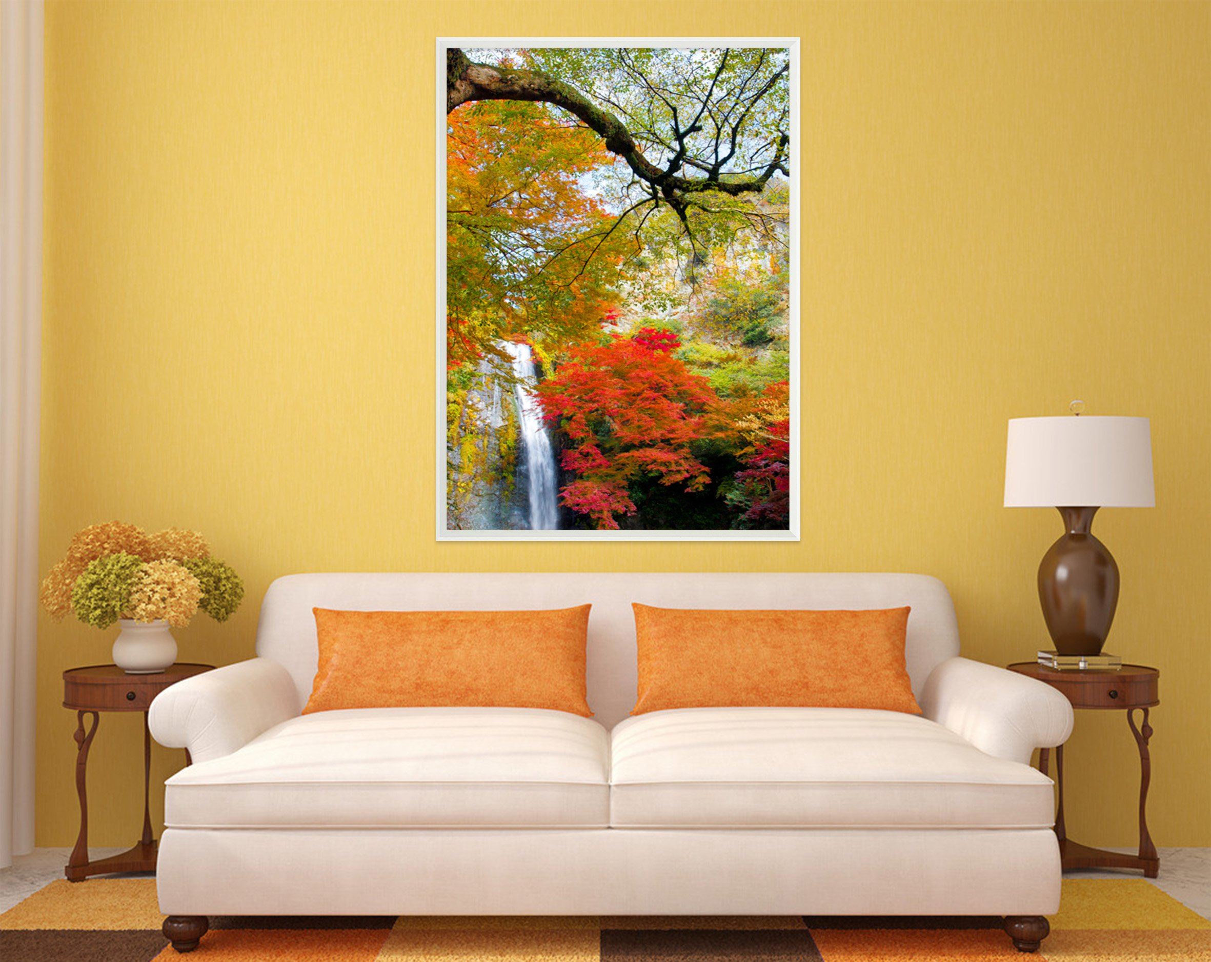 3D Lush Tree 132 Fake Framed Print Painting Wallpaper AJ Creativity Home