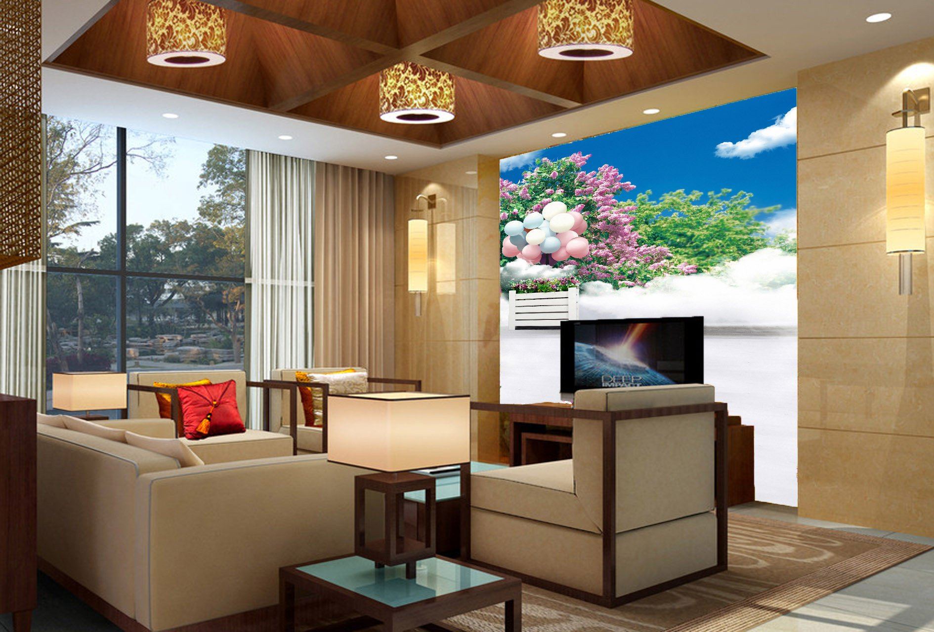 Wild Flying Balloons Wallpaper AJ Wallpaper