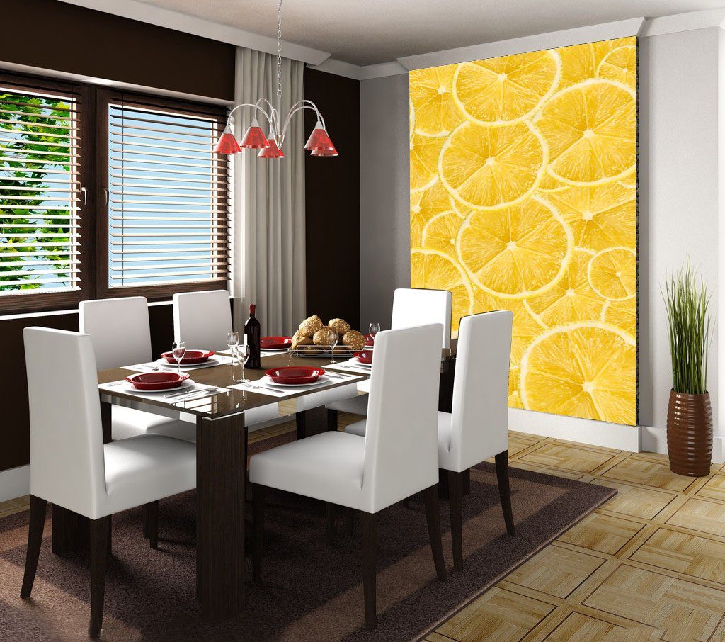 3D Lemon Slices 103 Wallpaper AJ Wallpaper