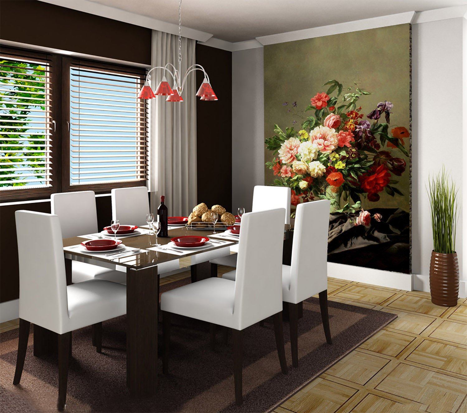 Lush Vase Wallpaper AJ Wallpaper 2