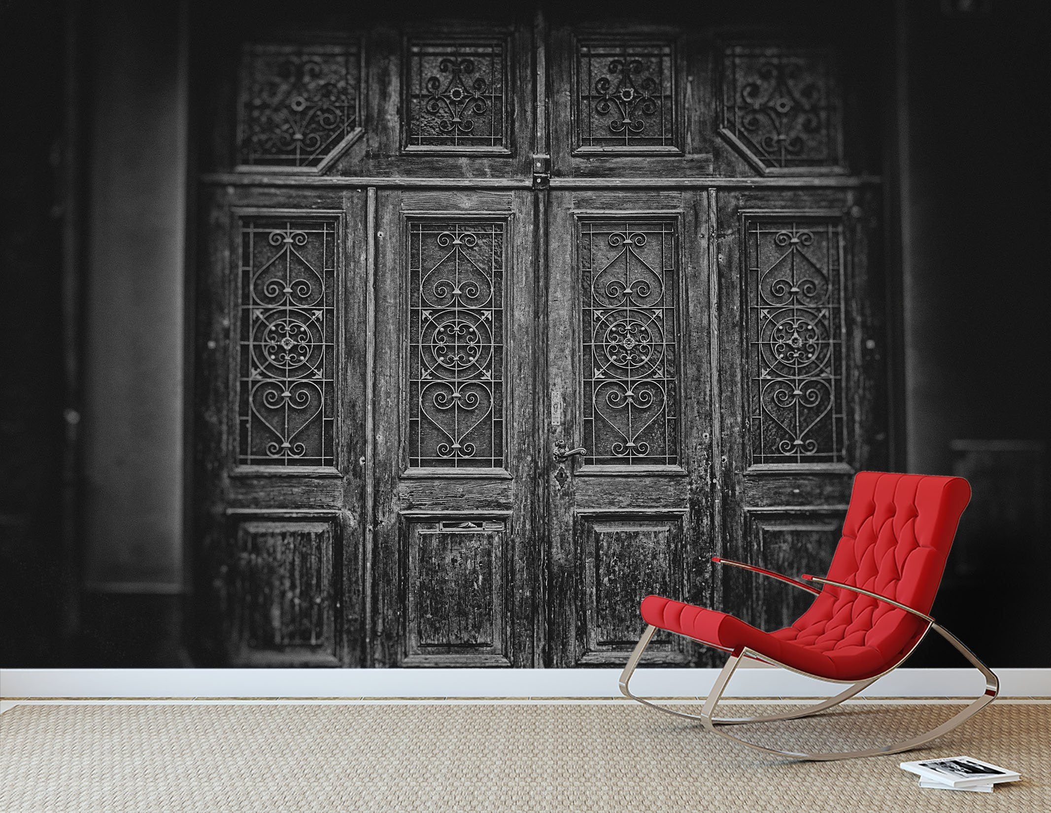 3D Vintage Door 650 Wallpaper AJ Wallpaper