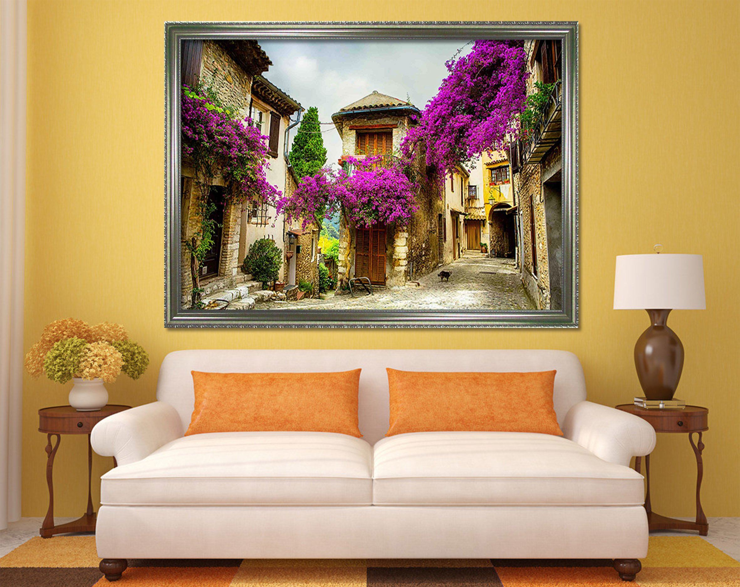 3D Room Flowers 159 Fake Framed Print Painting Wallpaper AJ Creativity Home