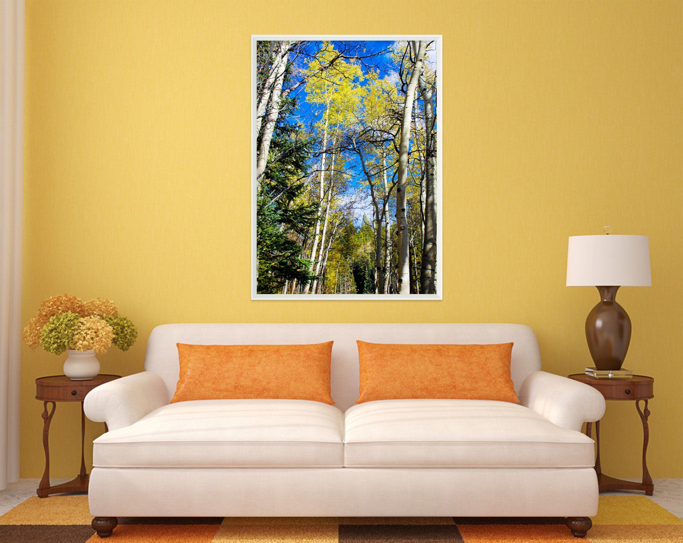 3D Sky Tree 140 Fake Framed Print Painting Wallpaper AJ Creativity Home