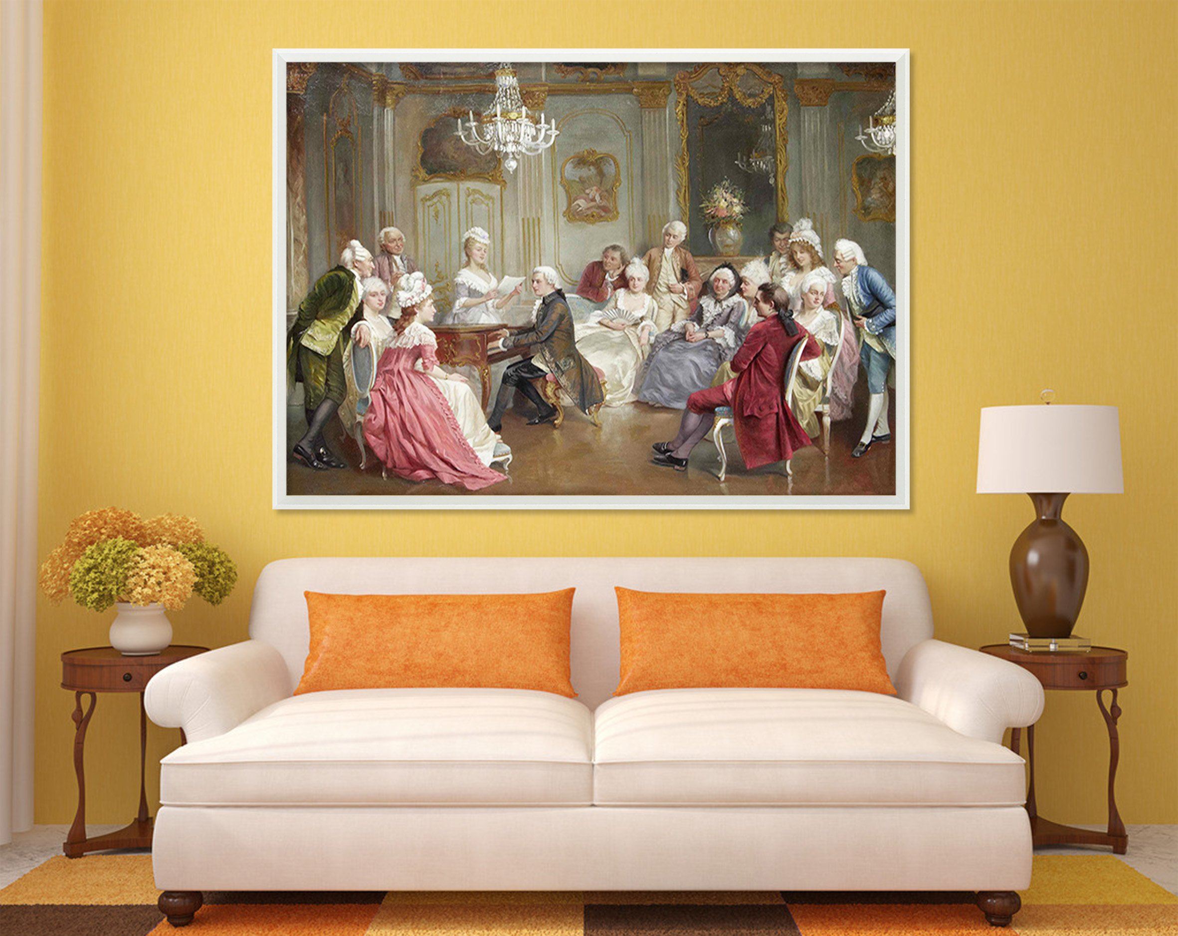 3D Play Piano 145 Fake Framed Print Painting Wallpaper AJ Creativity Home