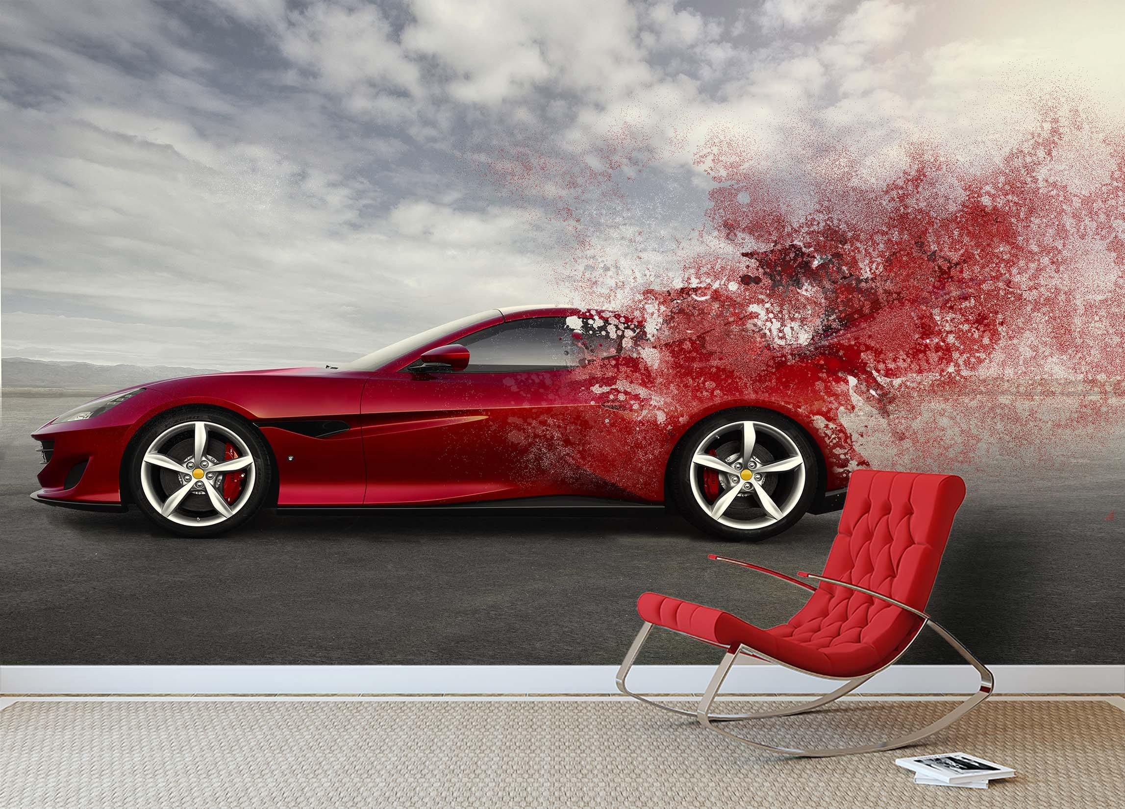 3D Red Car 120 Wallpaper AJ Wallpaper