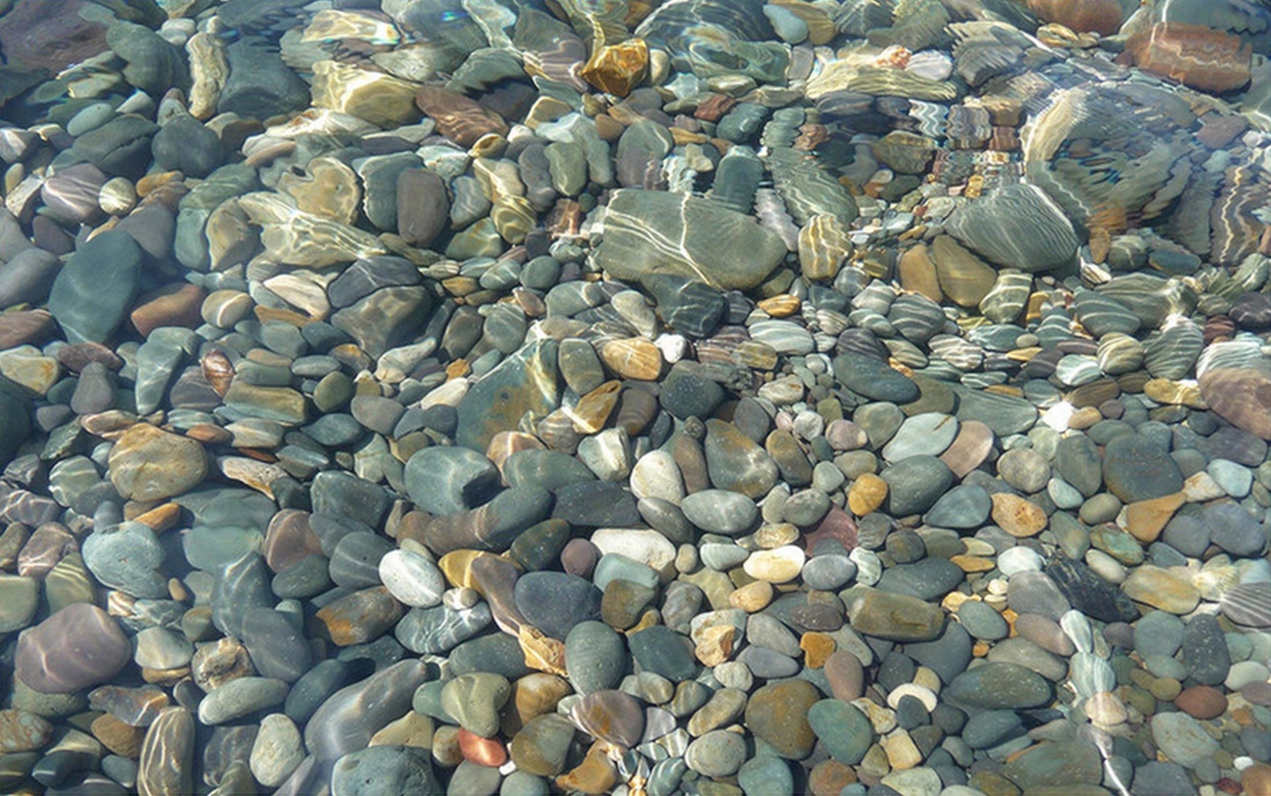 3D Clear Water Stones 158 Kitchen Mat Floor Mural Wallpaper AJ Wallpaper