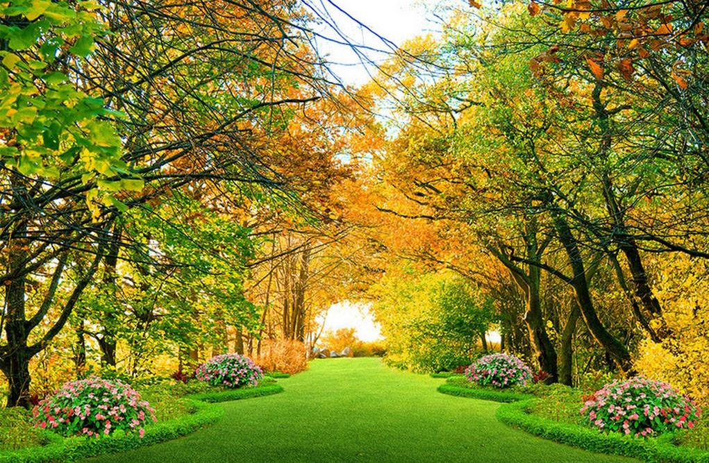 3D Grassland Color Trees 305 Garage Door Mural Wallpaper AJ Wallpaper