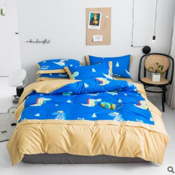 3D Blue 40148 Bed Pillowcases Quilt