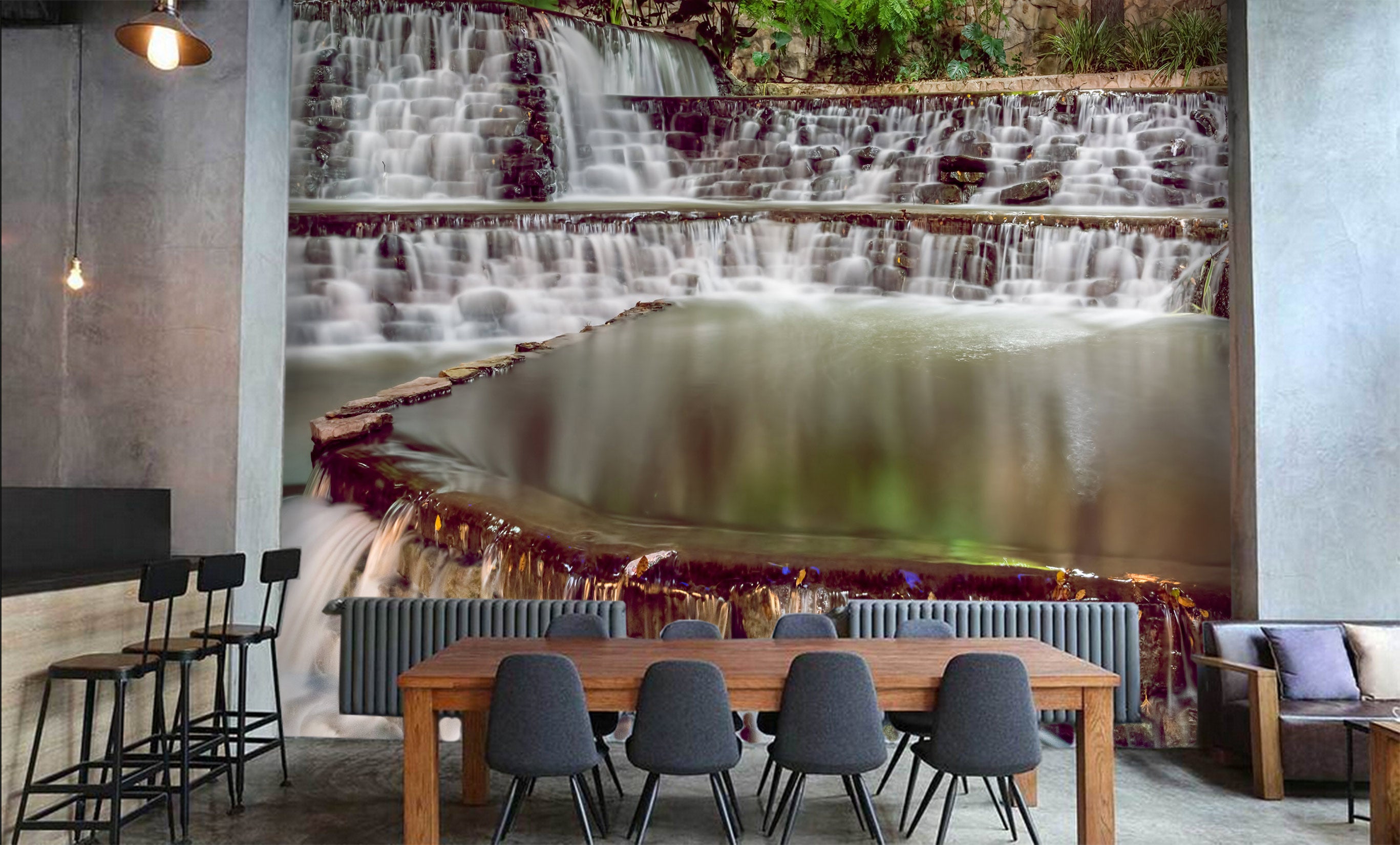 3D River Lake 5239 Beth Sheridan Wall Mural Wall Murals