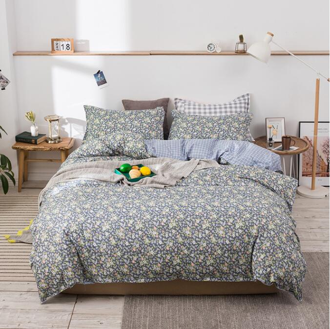 3D Grey Floral 13006 Bed Pillowcases Quilt