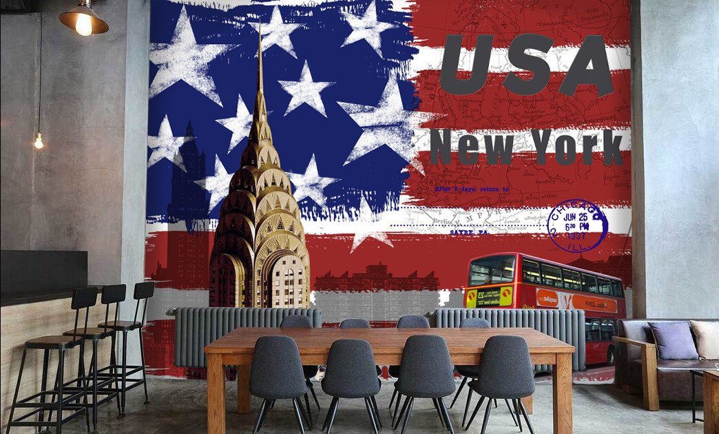 3D America Flag 239 Wallpaper AJ Wallpaper