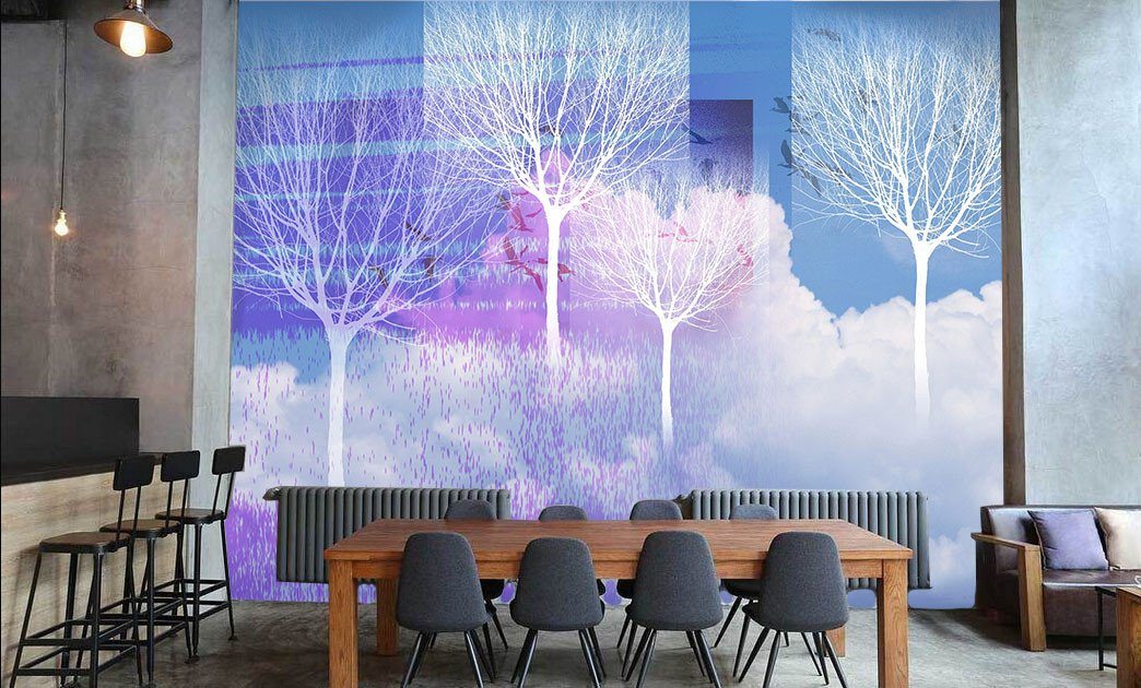 Romantic Trees Wallpaper AJ Wallpaper