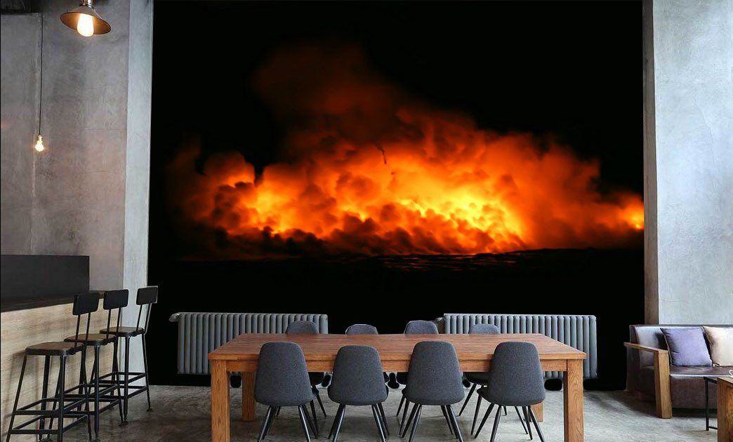 Volcanic Eruption Wallpaper AJ Wallpaper