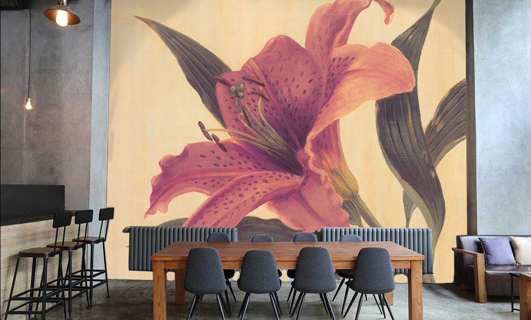 Red Lily Wallpaper AJ Wallpaper