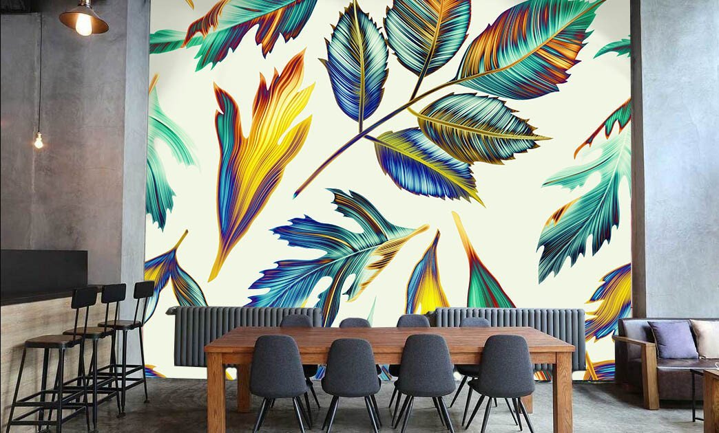 Colorful Foliage Wallpaper AJ Wallpaper
