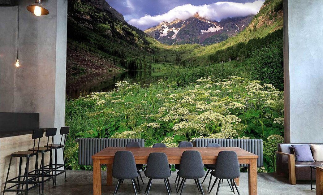 Green And Lush Valley 4 Wallpaper AJ Wallpaper 1