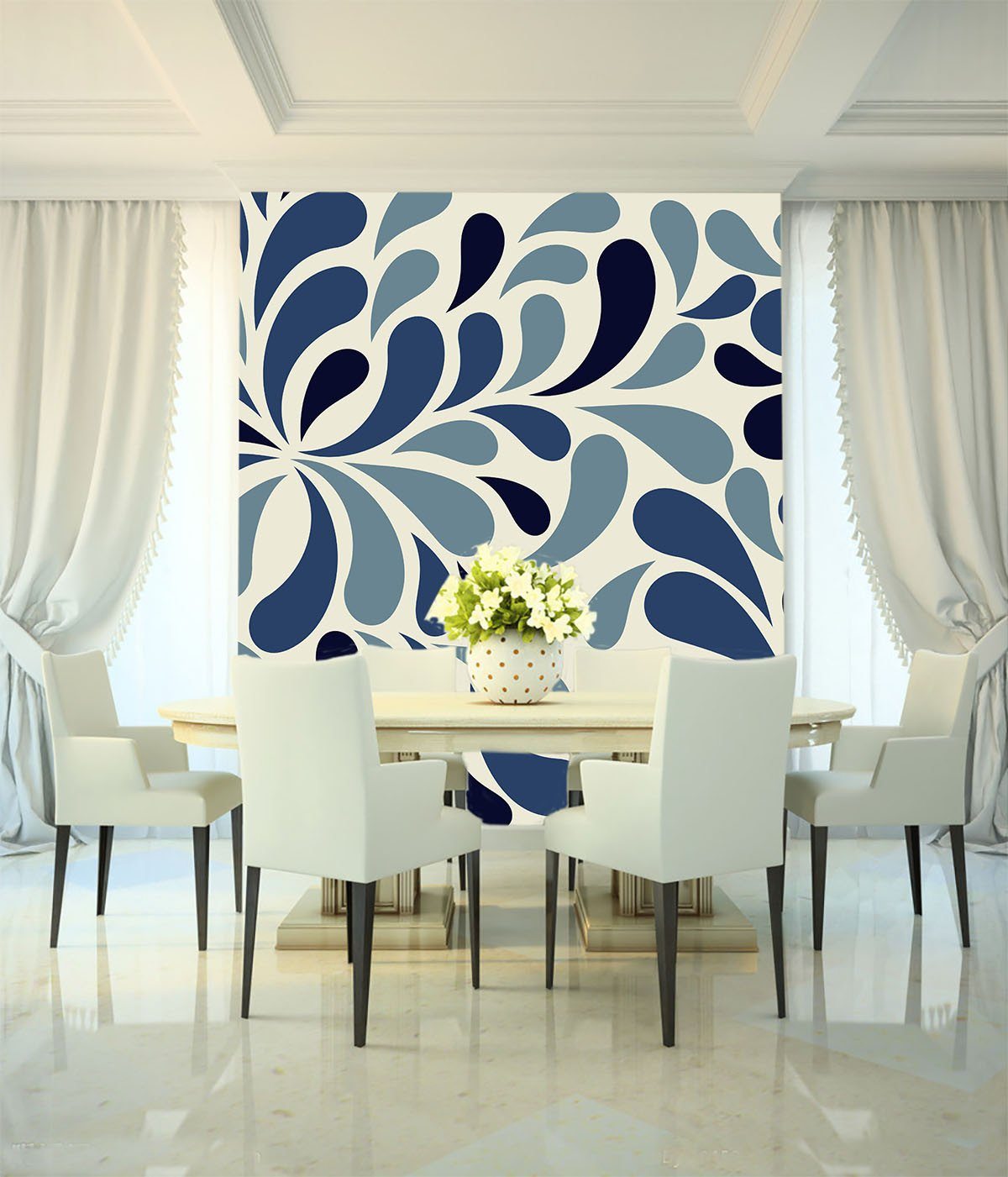 Beautiful Florals Wallpaper AJ Wallpaper