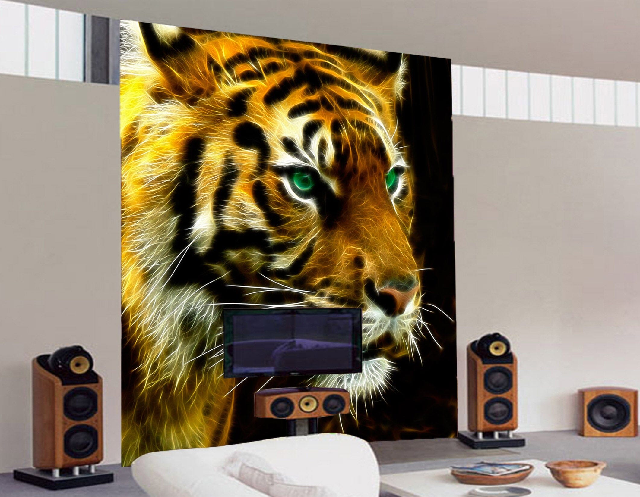 3D Big Tiger 234 Wall Murals Wallpaper AJ Wallpaper 2