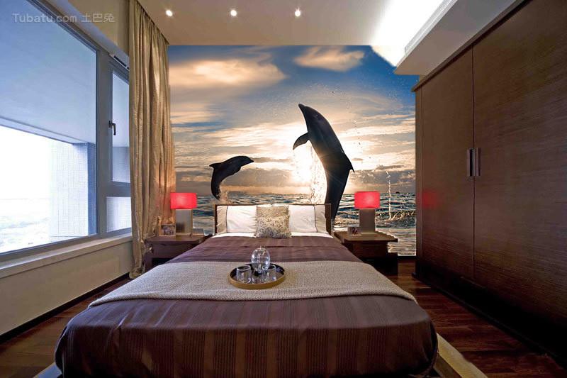 Jumping Dolphins 1 Wallpaper AJ Wallpaper