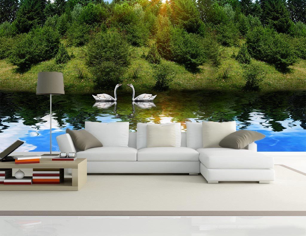 White Swans 2 Wallpaper AJ Wallpaper