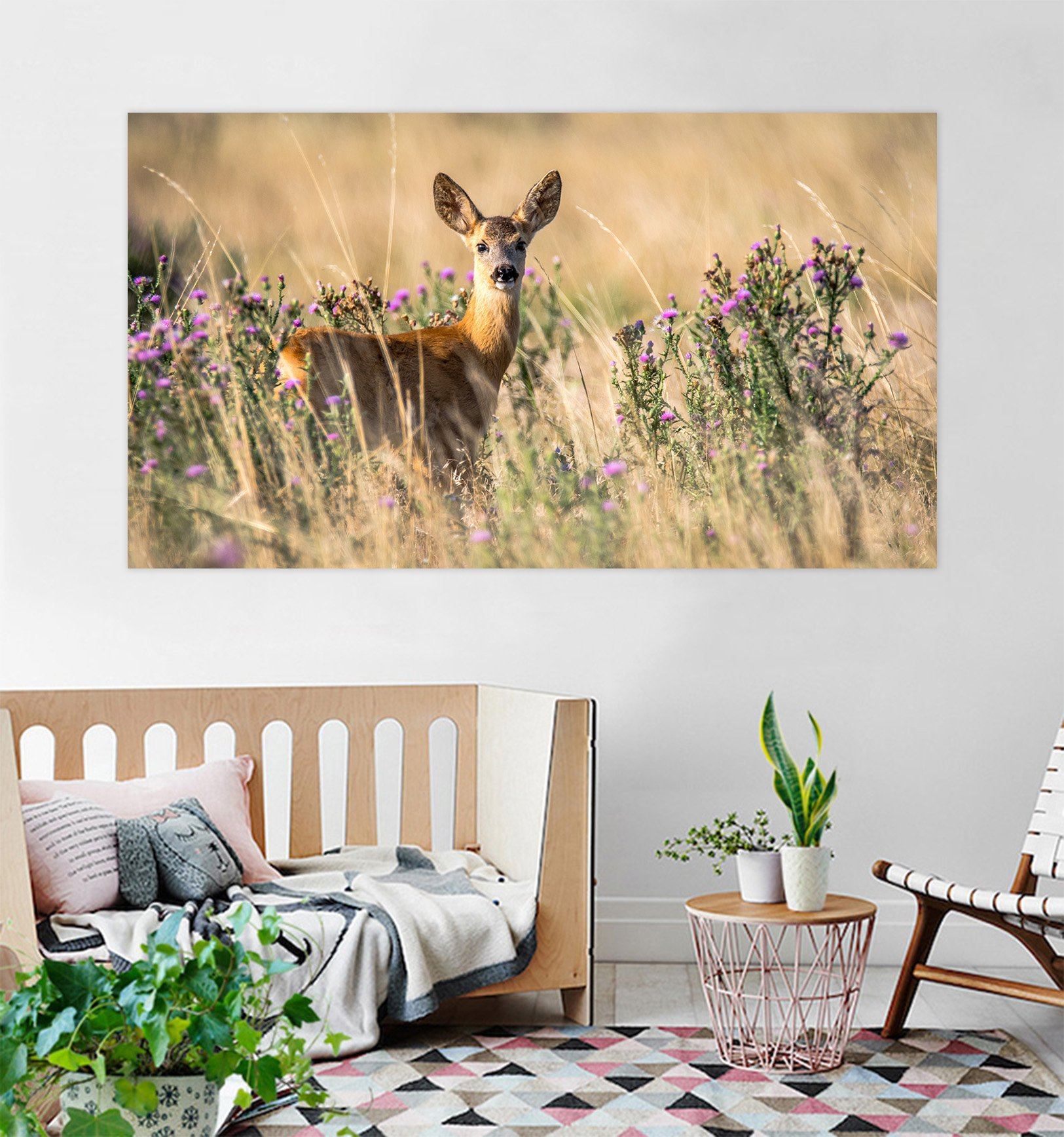 3D Roe-Deer 108 Animal Wall Stickers Wallpaper AJ Wallpaper 2