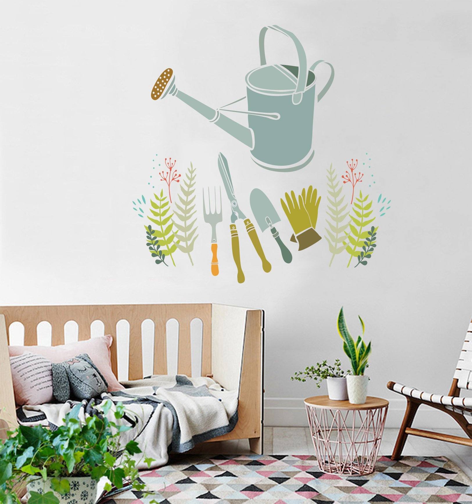 3D Kettle Shovel Scissors 266 Wall Stickers Wallpaper AJ Wallpaper