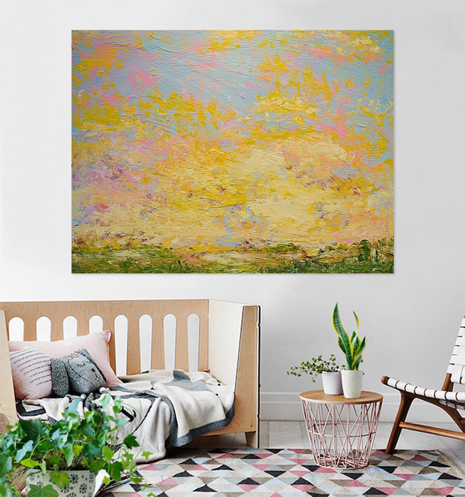 3D Yellow Smudge 190 Allan P. Friedlander Wall Sticker Wallpaper AJ Wallpaper 2