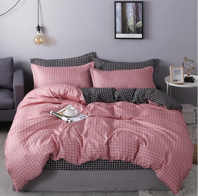3D Pink And White Small Lattice 13101 Bed Pillowcases Quilt
