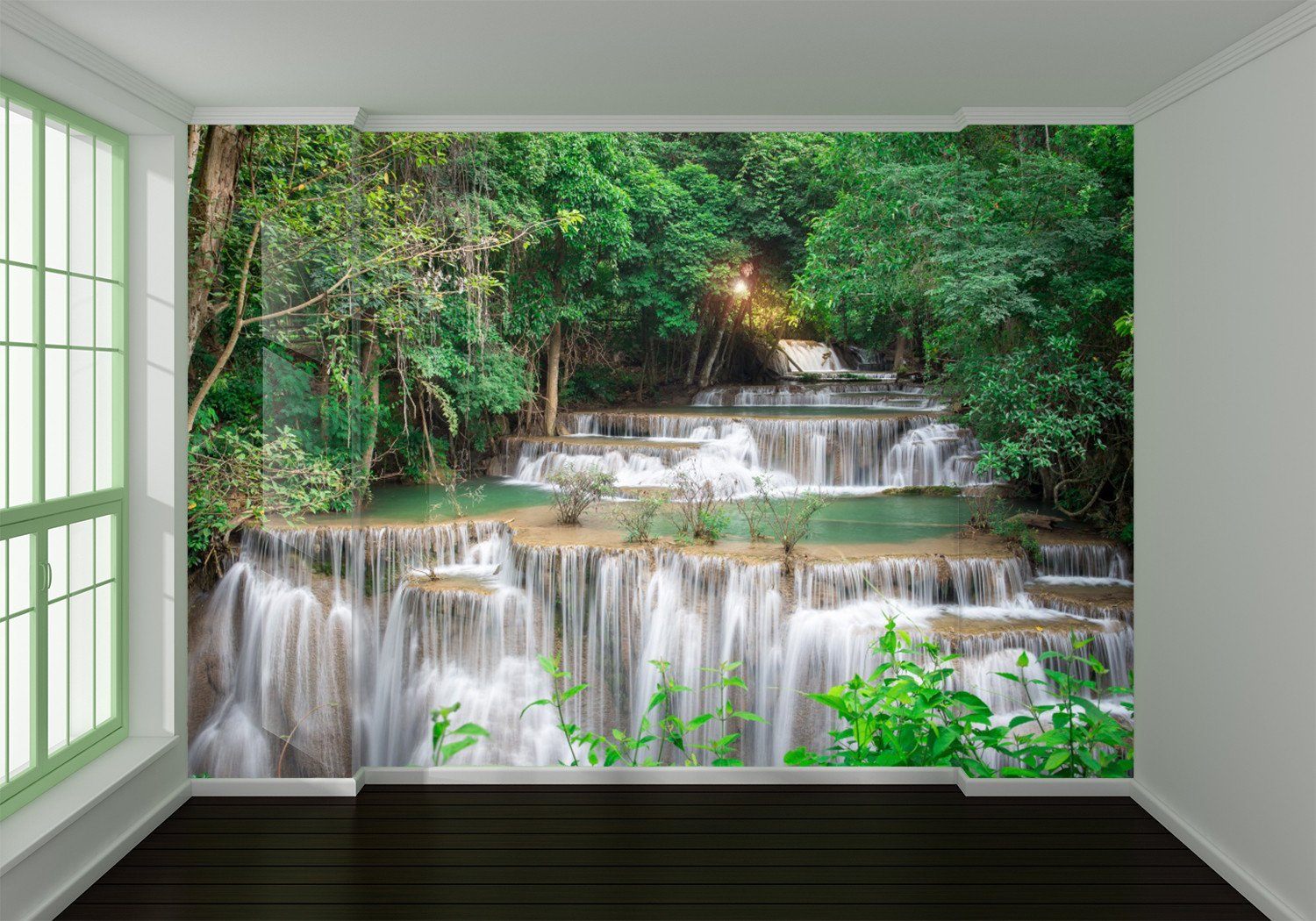 Green Flowing Stream 74 Wallpaper AJ Wallpaper