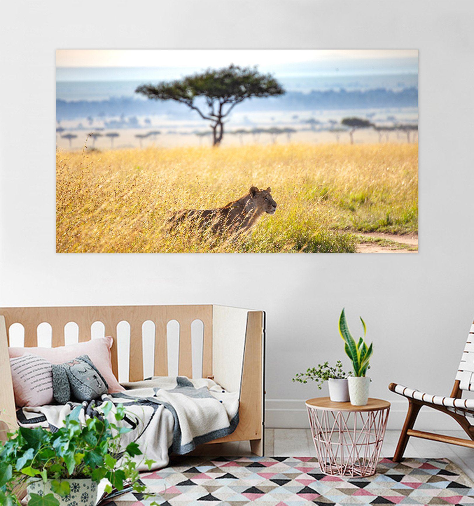 3D Grass Cheetah 109 Animal Wall Stickers Wallpaper AJ Wallpaper 2