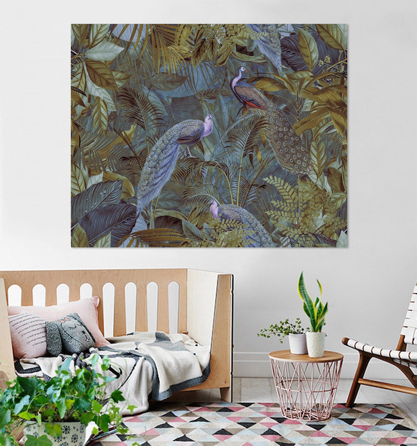 3D Green Peacock 111 Andrea haase Wall Sticker Wallpaper AJ Wallpaper 2