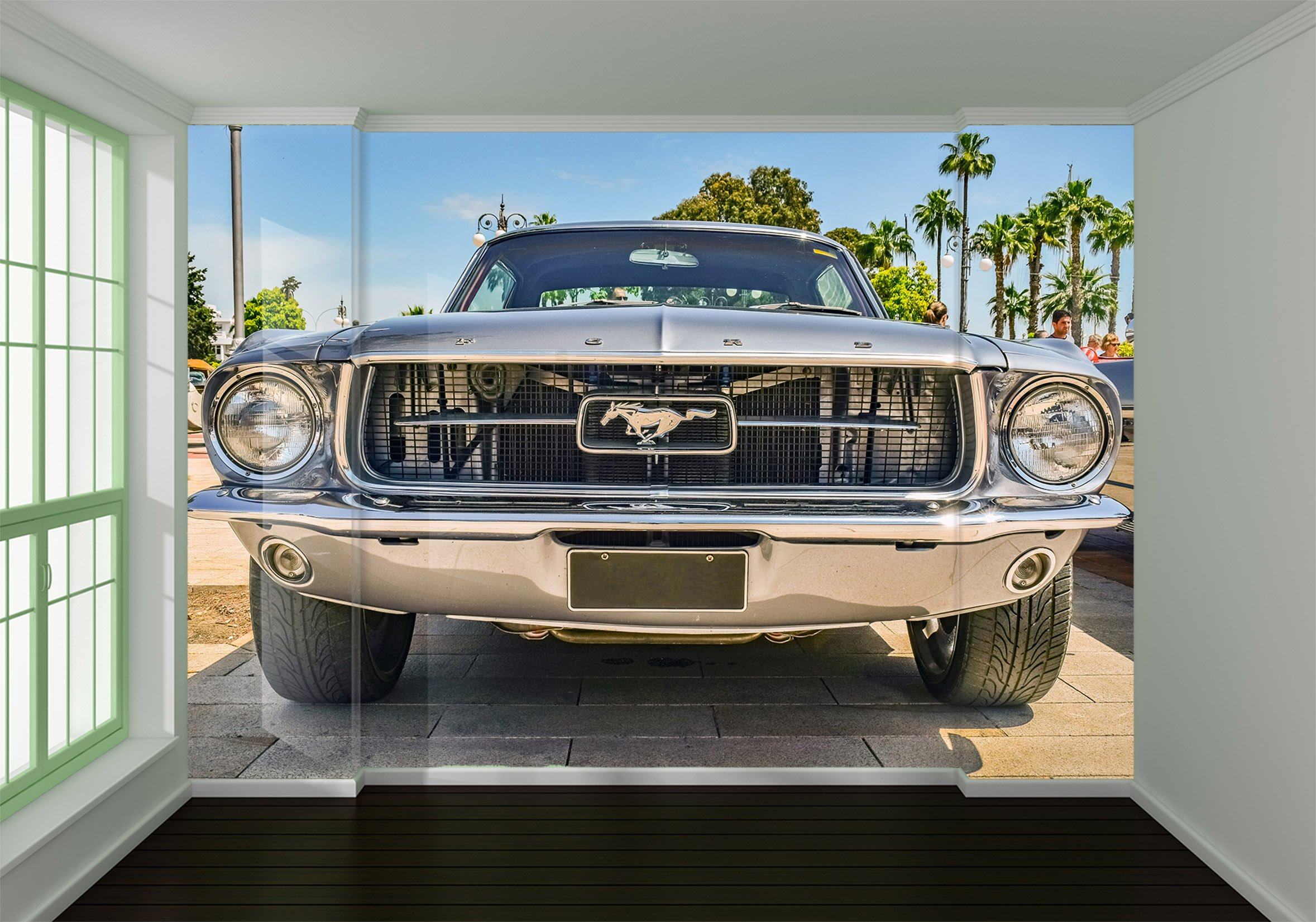 3D Wolf Tooth Car 967 Vehicle Wall Murals Wallpaper AJ Wallpaper 2