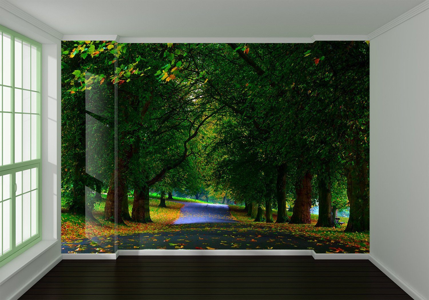 3D Green Forest 821 Wallpaper AJ Wallpaper