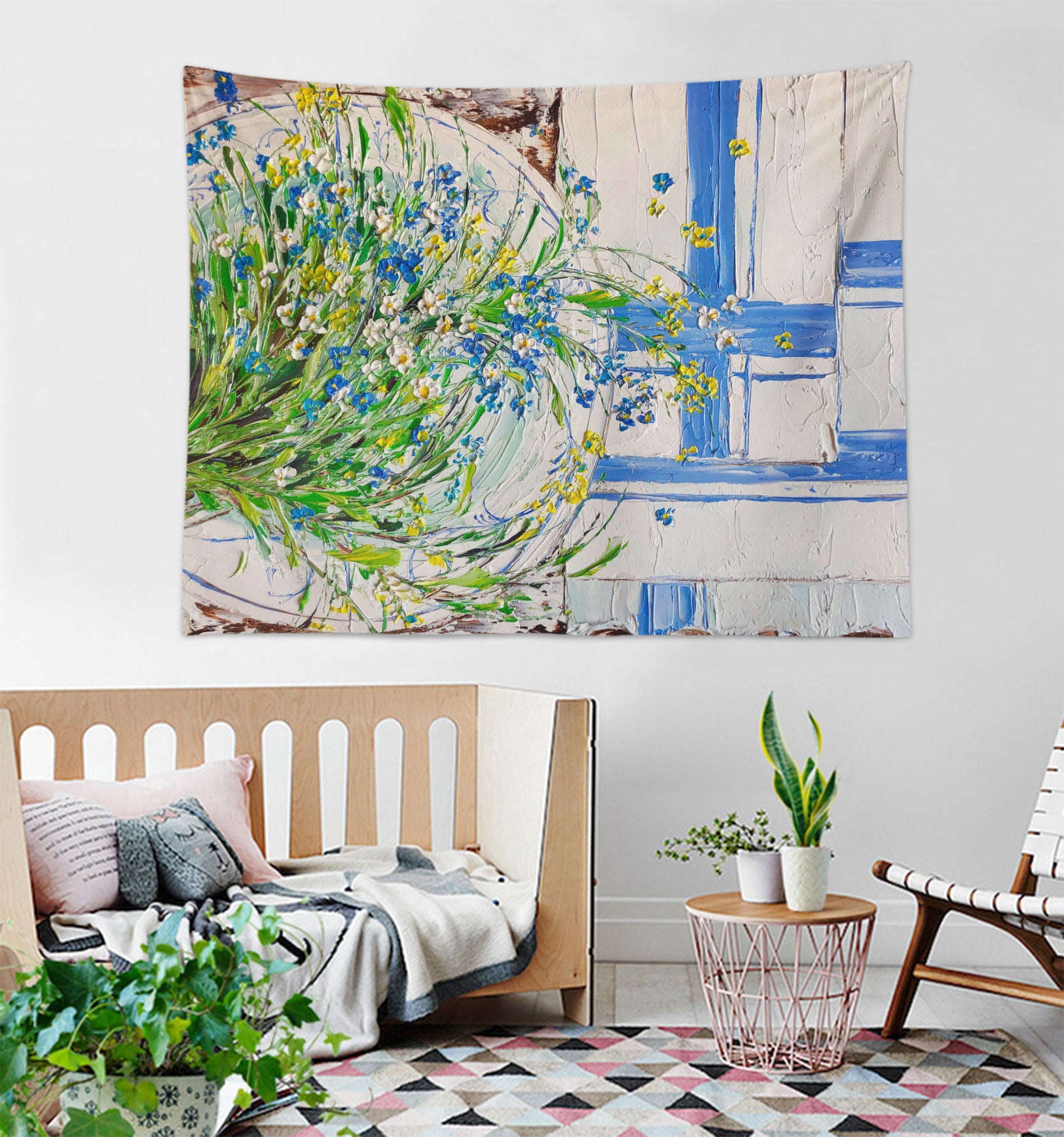 3D Yellow Flower 3723 Skromova Marina Tapestry Hanging Cloth Hang