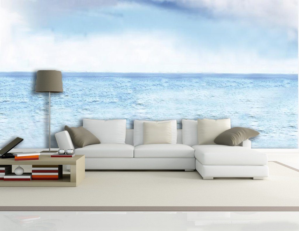 Ocean Sea And White Clouds 576 Wallpaper AJ Wallpaper 1