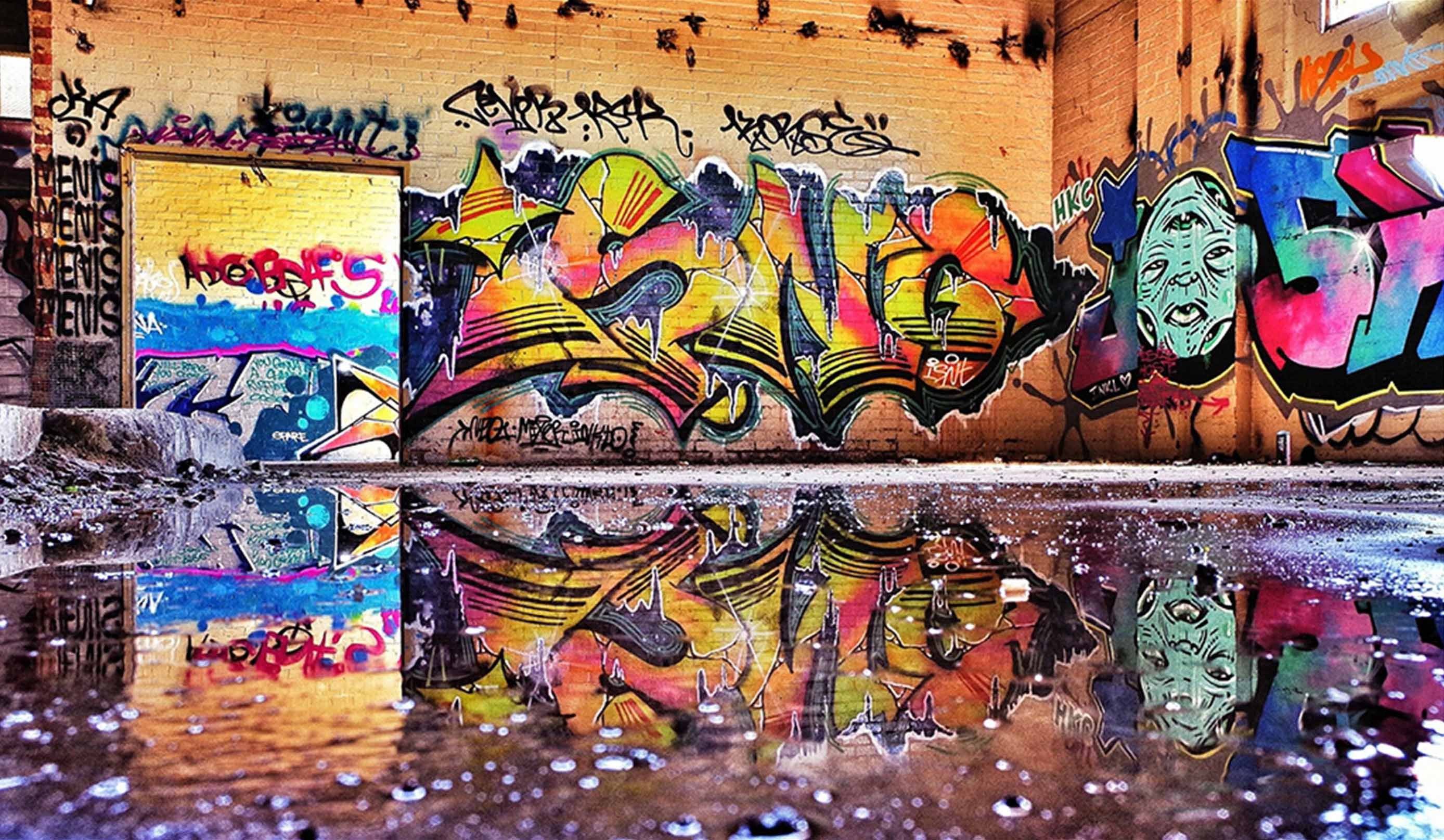 3D Bright Graffiti 363 Garage Door Mural Wallpaper AJ Wallpaper