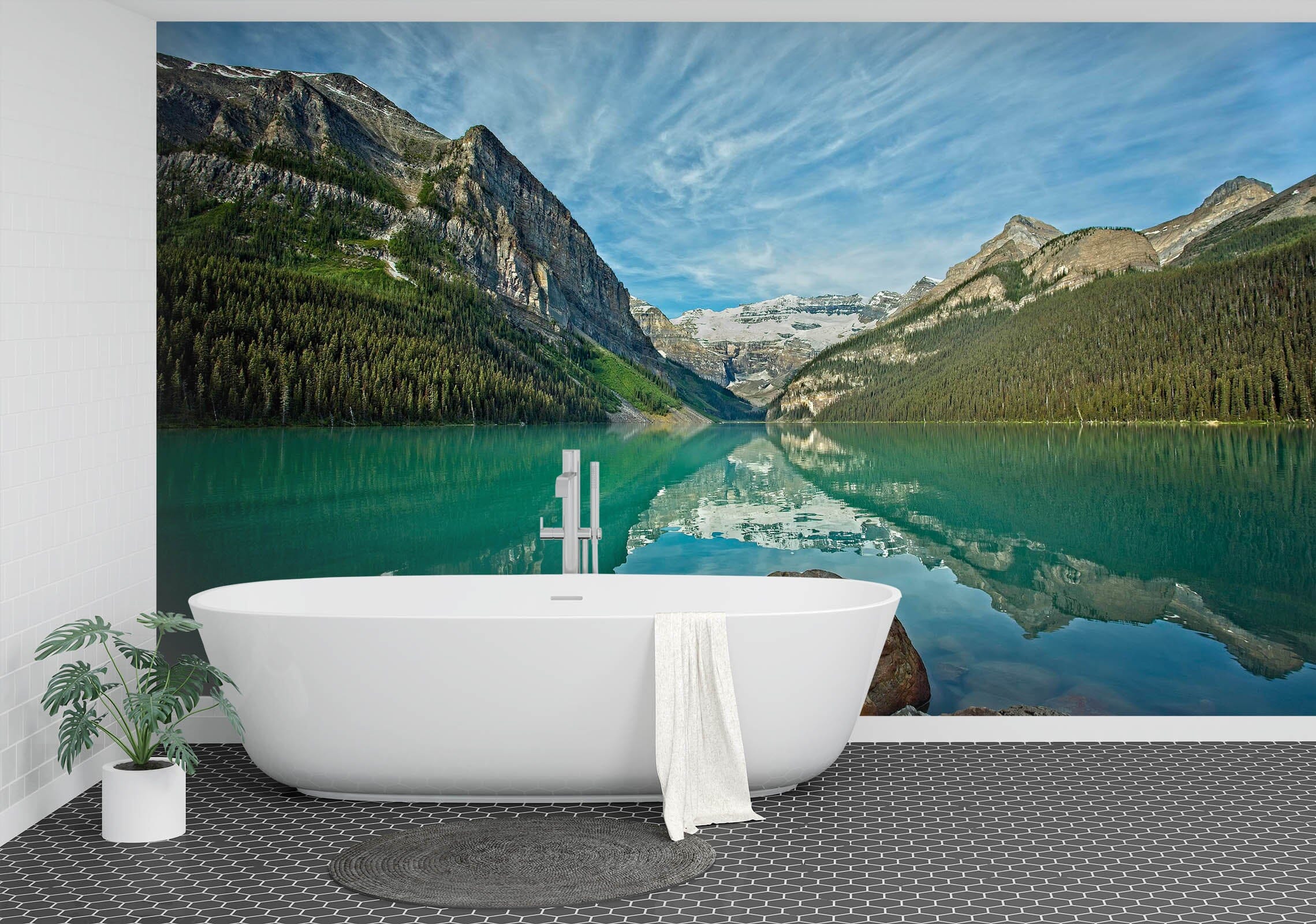 3D Lake Louise 112 Kathy Barefield Wall Mural Wall Murals Wallpaper AJ Wallpaper 2