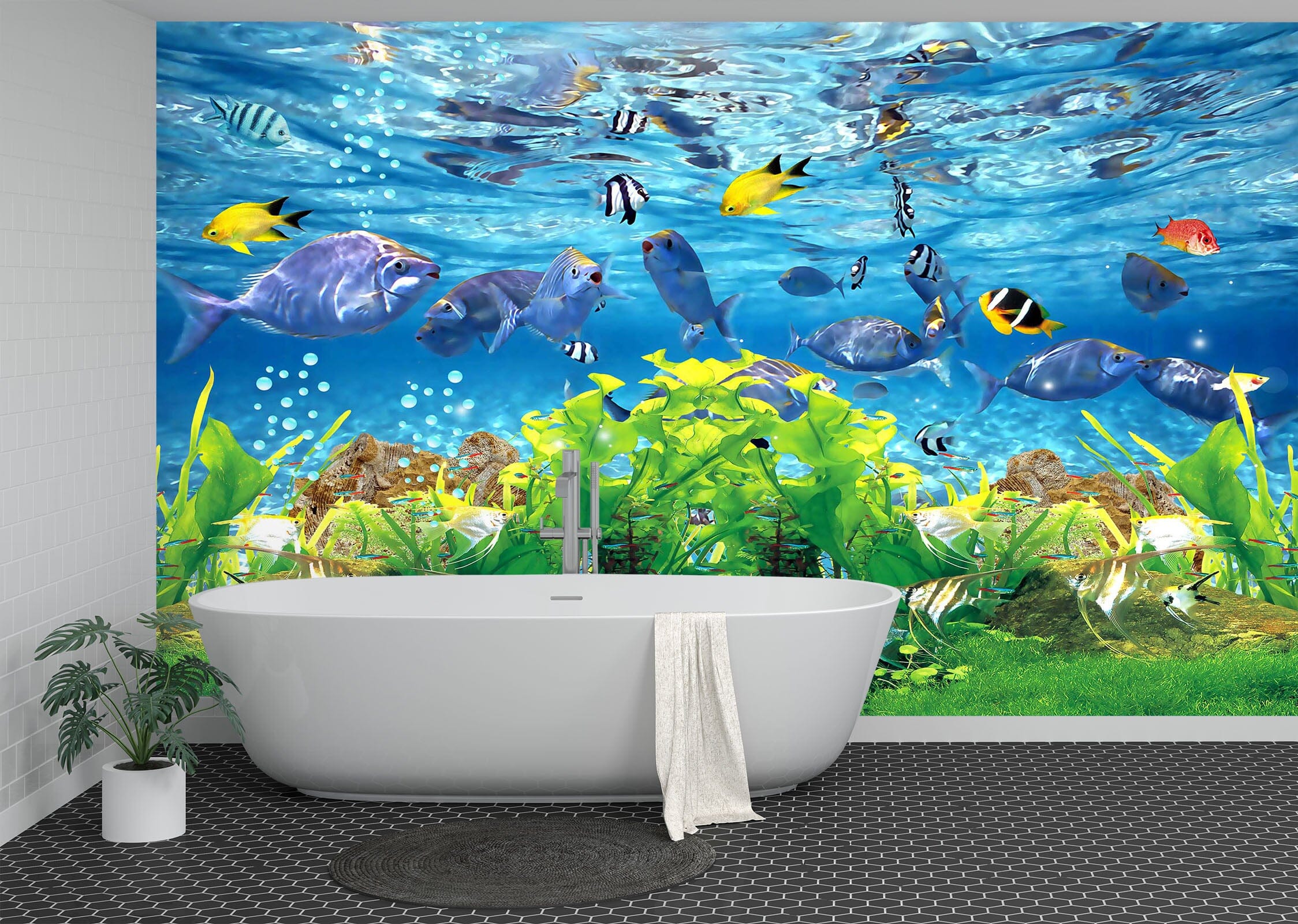 3D Underwater Park 1628 Wall Murals Wallpaper AJ Wallpaper 2