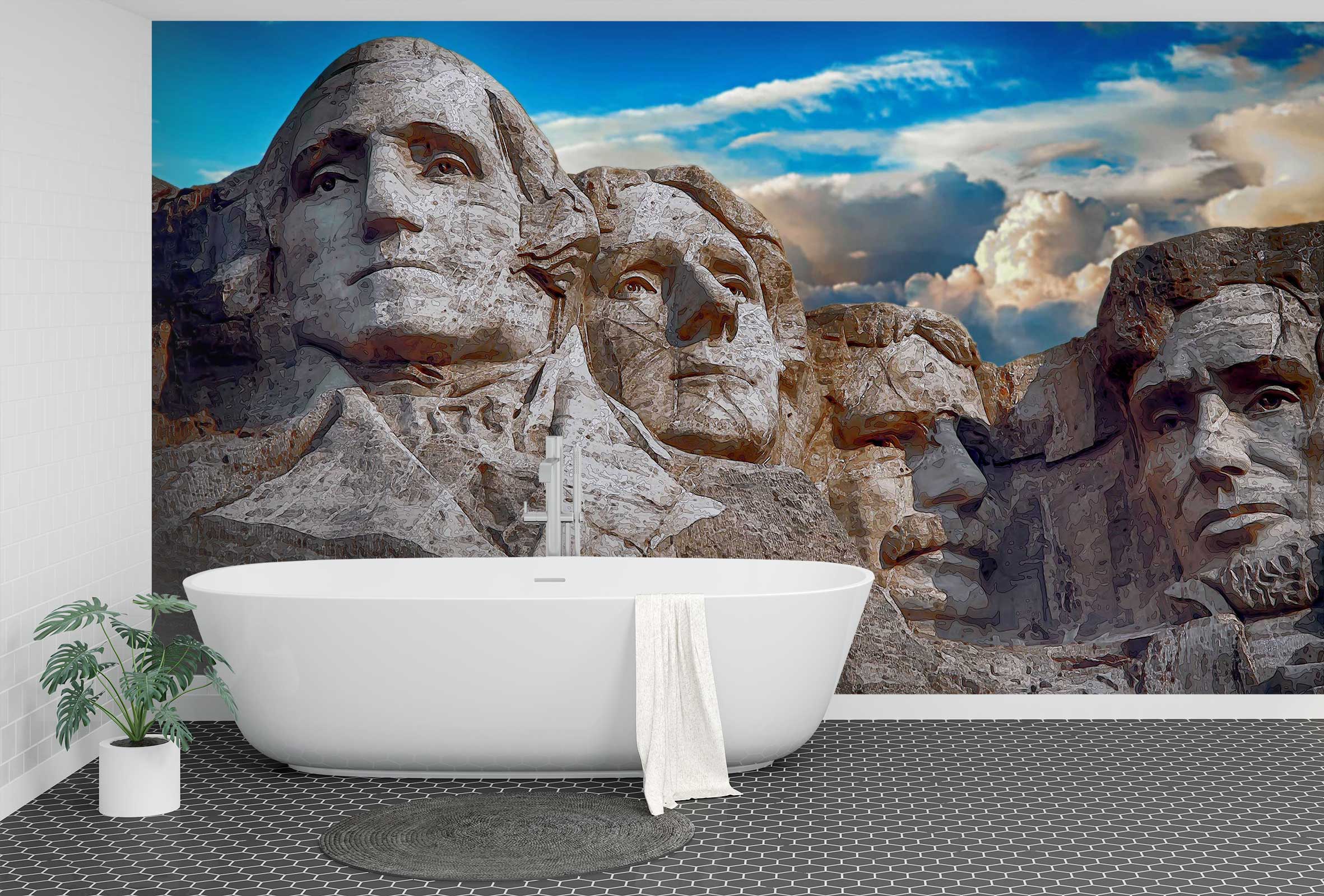 3D Stone Statue 10874 Alius Herb Wall Mural Wall Murals