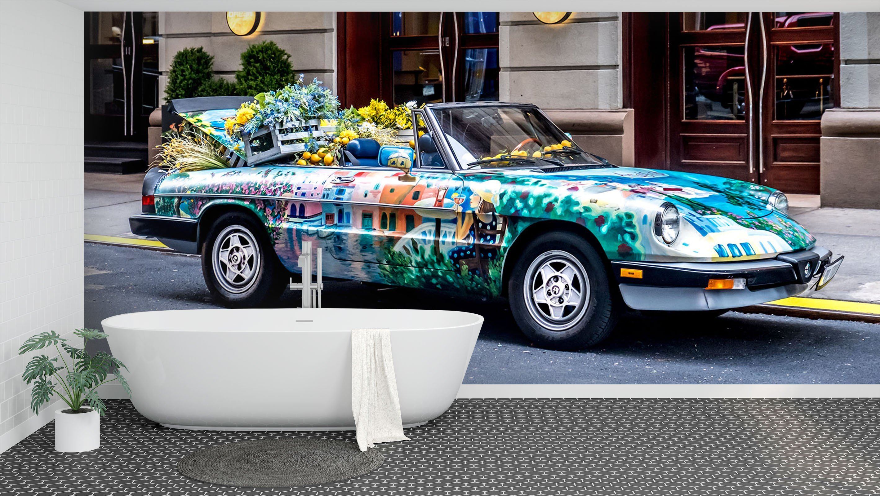 3D Colour Car 949 Vehicle Wall Murals Wallpaper AJ Wallpaper 2