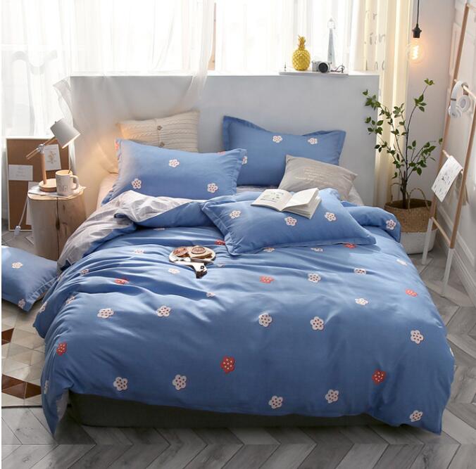 3D Small White Safflower 4087 Bed Pillowcases Quilt